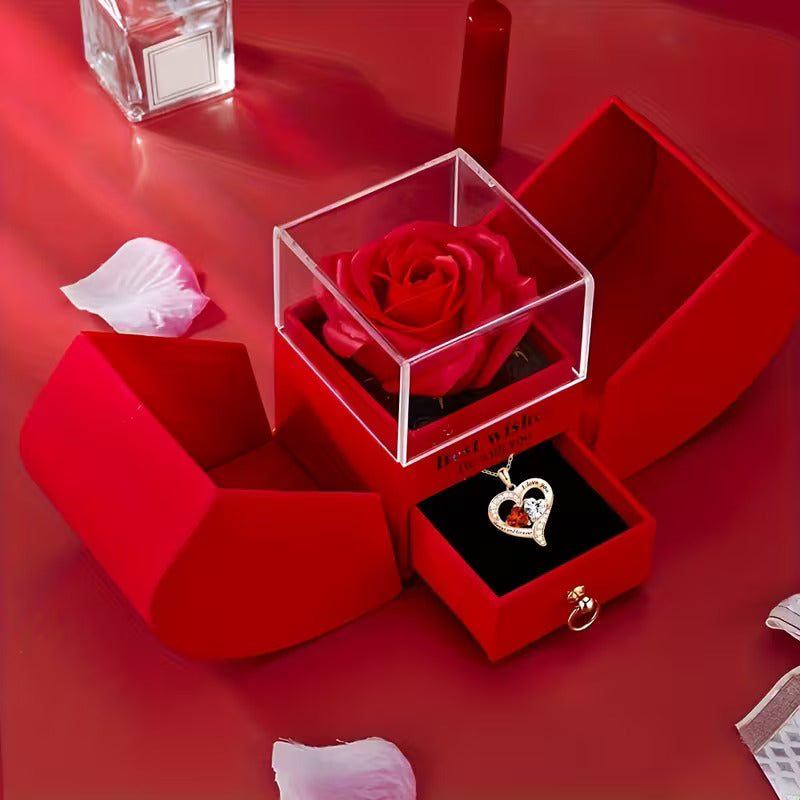 Eternal Love Heart Pendant Gift Box
